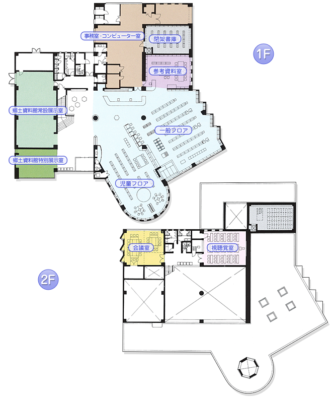 館内配置図