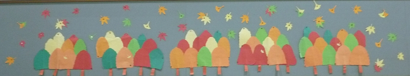 今月の壁面展示